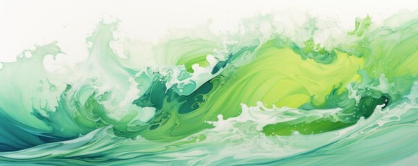 Abstract water ocean wave, lime, chartreuse, olive texture