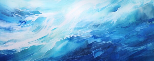 Fototapeta na wymiar Abstract water ocean wave, sapphire, cobalt, azure texture