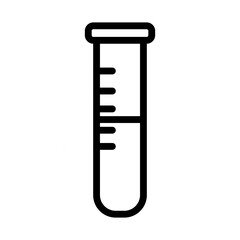 Flask line icon. Chemistry, test tube, glass, laboratory, liquid, experiment, vessel, lesson, reaction, laboratory assistant. Vector icon for business and advertising