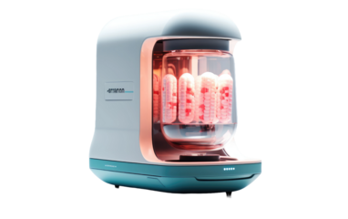 Automated Dispenser Advancements on White or PNG Transparent Background