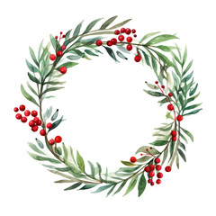 Watercolor invitation card. Background with natural leaves and foliage. Botanical invitation