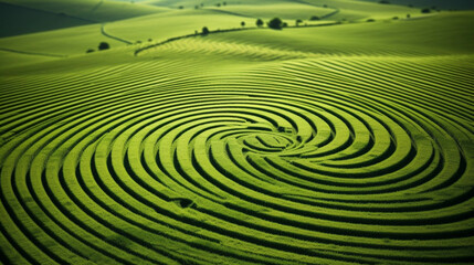 Verdant Spiral Fields
