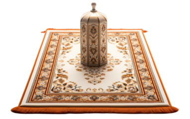 Prayer Rug Whispers Timeless Tradition on White or PNG Transparent Background