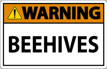 Warning Sign Beehives