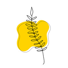 feather isolated on white background and leaf design abstract