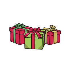 Gift box line icon. linear style sign for mobile concept and web design. Present box with bow ribbon outline vector icon. Symbol, logo illustration. Vector graphics