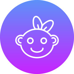 Baby Girl Icon