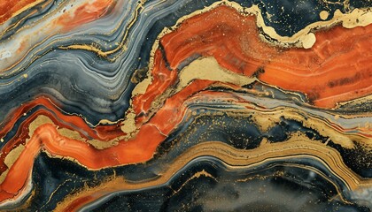 Abstract marbled background, Abstract background, stone texture, artificial painted agate with gold veins, fashion marbling illustration, marbled surface, Agate Marble effect seamless pattern. - obrazy, fototapety, plakaty
