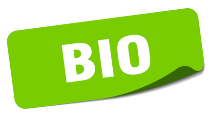 bio sticker. bio label