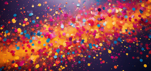 colorful confetti abstract background - obrazy, fototapety, plakaty