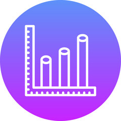 Cylindrical Bars Icon