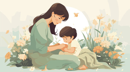 Experience the tender moments of infancy through a heartwarming vector art piece that captures the innocence, curiosity, and pure joy of babies. 