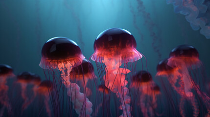 Mysterious Jellyfish Ballet