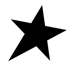 Fototapeta premium Stylish Hand Drawn Filled Stars Icons | Sparkle/Stars Black SVG Icons Set