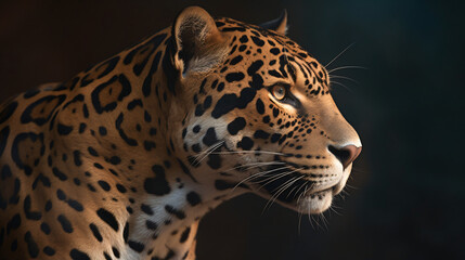 Obraz premium Mysterious Jaguar Stare