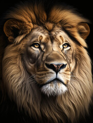 Majestic Lion Portrait