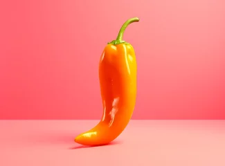 Fototapete Rund red hot chili peppers © George Designpro