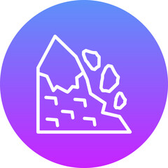 Snow Avalanche Icon