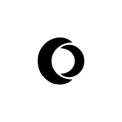 black and white business company logo design