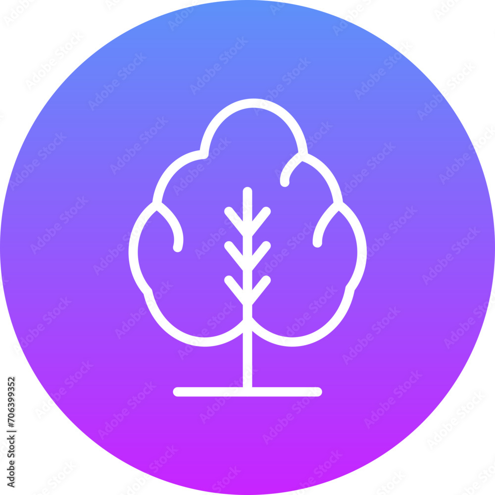 Canvas Prints Tree Icon