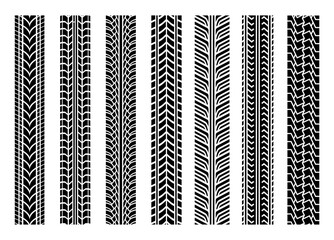 Car tire tracks patterns print texture seamless background