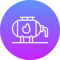 Obraz premium Gas Storage Icon
