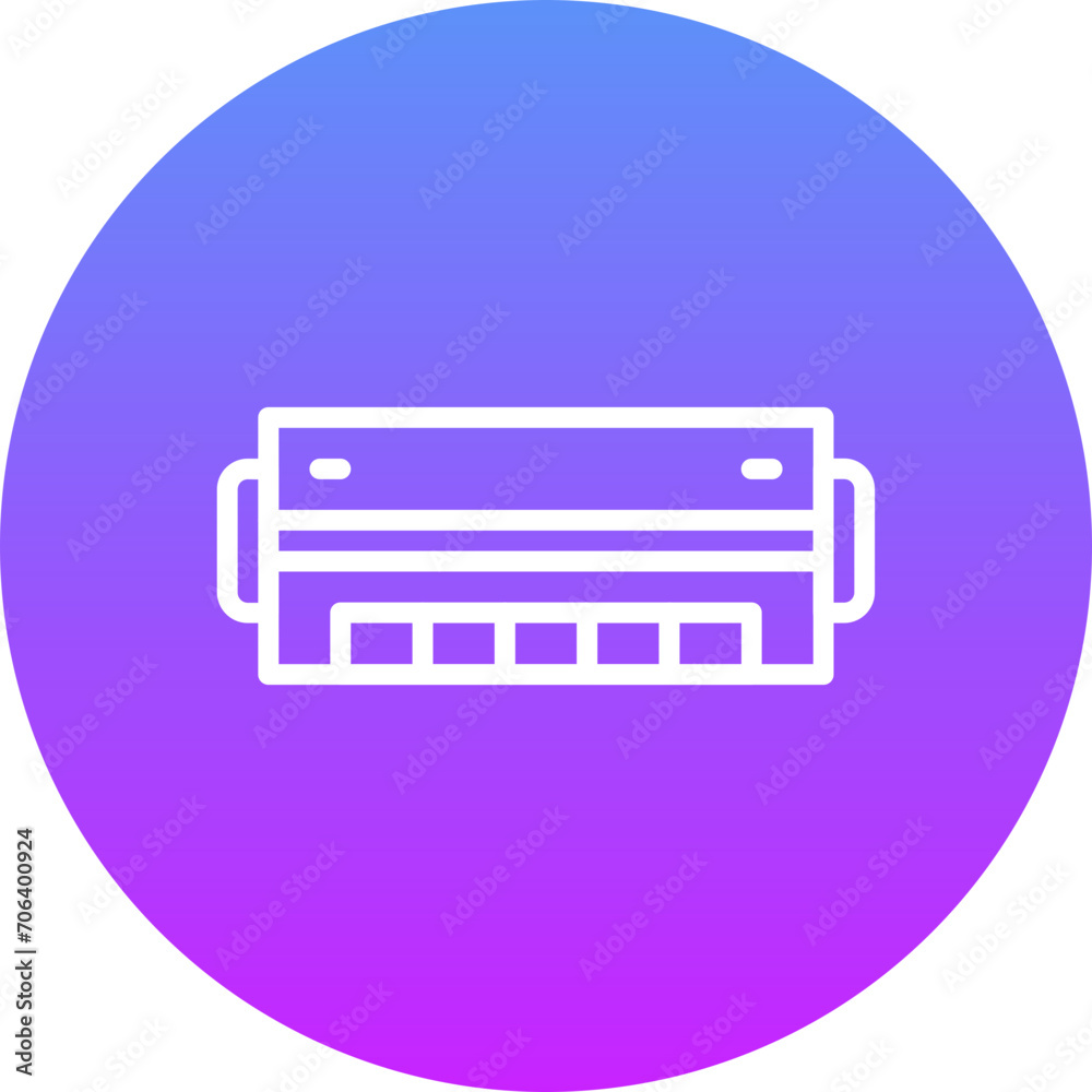 Poster harmonica icon