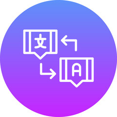 Obraz premium Translation Icon