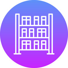 Library Shelves Icon