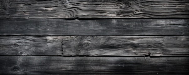 Charcoal wooden boards with texture as background