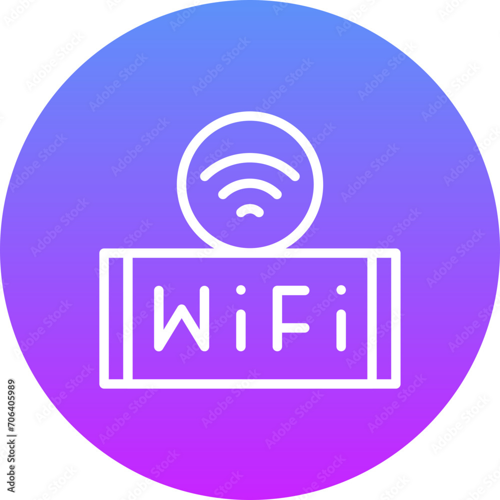 Poster Wifi Connection Icon