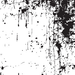 Obraz premium Grunge texture, splatter texture, black and white grunge background Vector Illustration