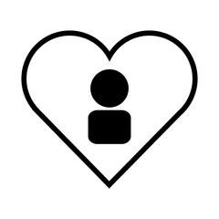 Love, Relationship and Valentine's Day Icons | Love Person SVG Vector Illustration