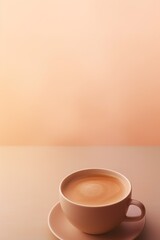 Coffee brown pastel gradient background soft