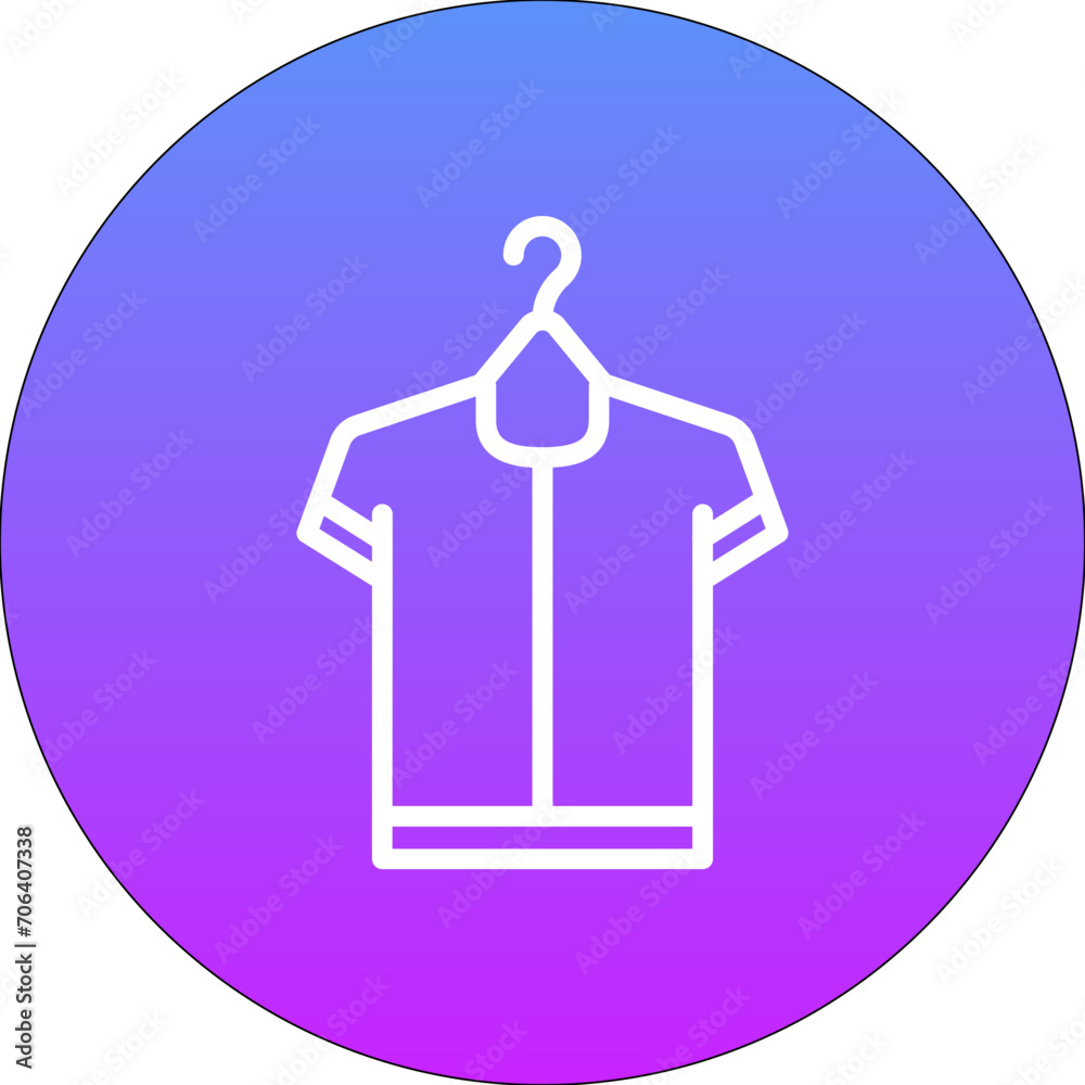 Canvas Prints clothes hanger icon