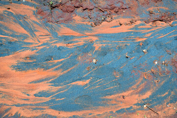 Naklejka premium Graphite powder