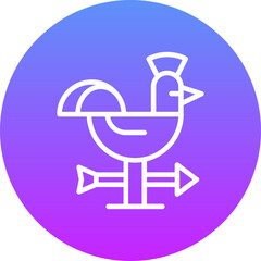 Fototapeta premium Weather Vane Icon