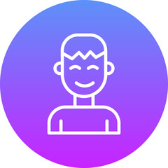Smiling Man Icon
