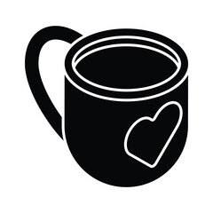 Visually appealing isometric icon of teacup, love tea vector design