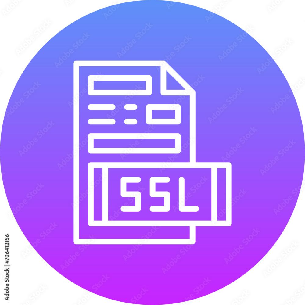 Sticker ssl icon