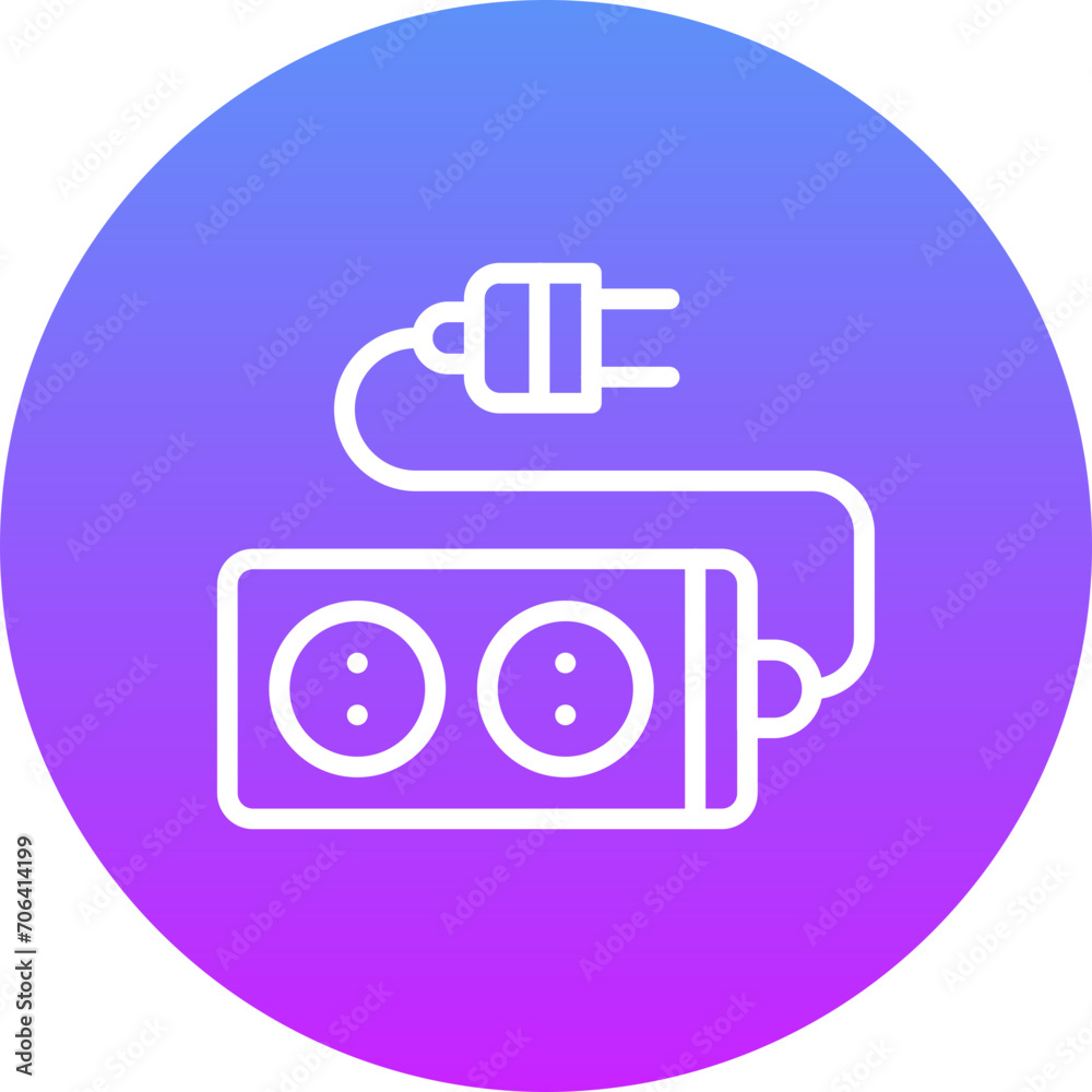 Poster extension cord icon