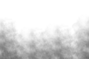 Fog clouds or smoke illustration isolated on transparent or white background. PNG