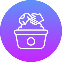 Hand Washing Clothes Icon