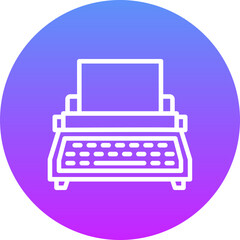 Typewriter Icon