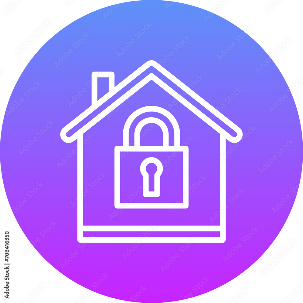 Sticker property lock icon