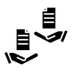 Documents Exchange Icon of Business iconset.
