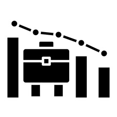 Decline Diagram Icon of Business iconset.