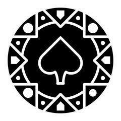 Poker Chip Icon of Entertainment iconset.
