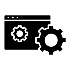 Website Settings Icon of SEO and SEM iconset.