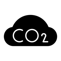 Carbon dioxide Icon of Renewable Energy iconset.